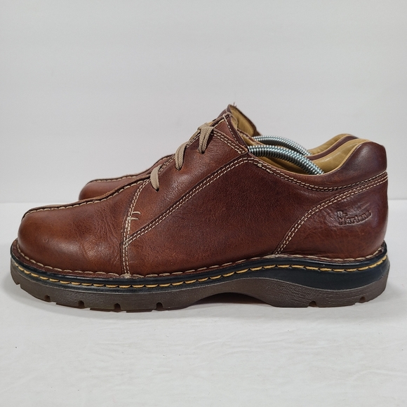 Dr. Martens 11232 Split Front Casual 3-Eyelet Oxford Shoes Brown Men's Size 11 - Picture 6 of 10